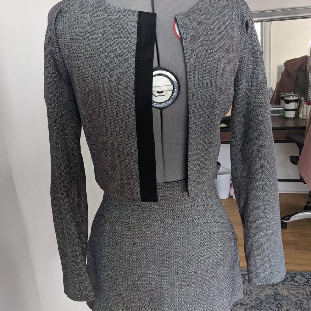 Comme Des Garcons - S women suit (3 piece ansemble - pants, jacket, skirt)